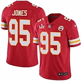 Nike Men & Women & Youth Chiefs 95 Chris Jones Red 2021 Super Bowl LV Vapor Untouchable Limited Jersey,baseball caps,new era cap wholesale,wholesale hats